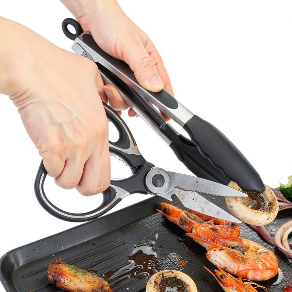 Camping Cooking Set Kyraton 15-Piece Stainless Steel Mess Kit Portable-5